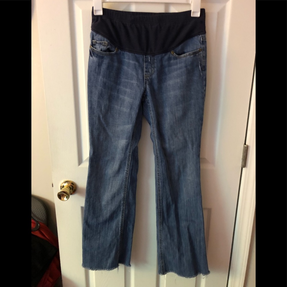 Old Navy, Maternity Flair Bottom, Denim, stretch material, Size Small